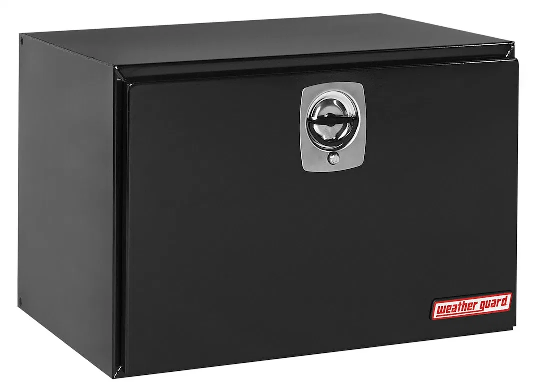 538-5-02 – WEATHERGUARD Tool Box, Underbed Single Door Smooth Black Steel 36 5/8 Inch Length x 24-1/4 Inch Width x 24...
